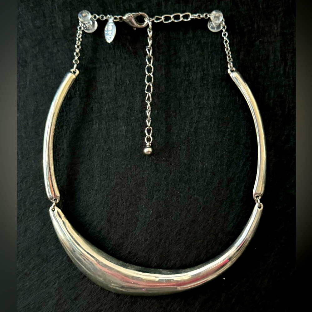 Sexy silver choker
